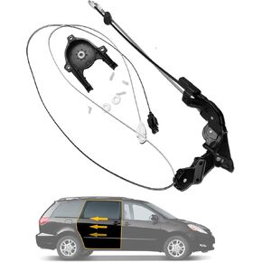 مجموعة كابل التحكم في بكرة الباب المنزلق للجانب الأيمن للراكب الخلفي مع محرك متوافق مع Toyota Sienna 2004 2005 2006 2007 2008 2009 2010 85620-08042 in Kuwait