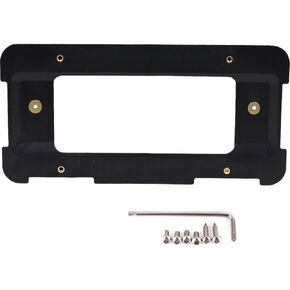 GTP قاعدة تثبيت قاعدة لوحة الترخيص الخلفية متوافقة مع BMW 1/2/3/4/5/6 Series X1 X3 X4 X5 X6 Z4 & Mini Cooper 51187160607 & 511882380615 حامل إطار العلامة + 6 براغي ومفتاح ربط مضاد للسرقة in Kuwait