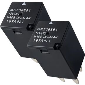 2PCS MR538851 12V 4-Pin Relay, Replaces 8627A008 — Compatible with Mitsubishi Eclipse/Galant/Lancer/Outlander/Endeavor (2000–2012) — A/C Compressor & Horn Relay in Kuwait