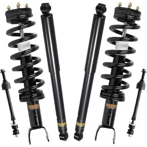 OREDY 6PCs Front Struts & Rear Shock Absorbers & Sway Bar Links for 4WD 2009-2018 Dodge Ram 1500 Complete Suspension Kit Assembly - 344385 172292 K80894 in Kuwait