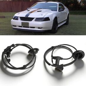 2Pcs ABS Wheel Speed Sensor Rear Left & Right 3R3Z2C190BA, Compatible with Ford Mustang 1999 2000 2001 2002 2003 2004, Anti-Lock Brake Speed Sensors Replaces 3R3Z2C190CA ALS162 ALS192 in Kuwait