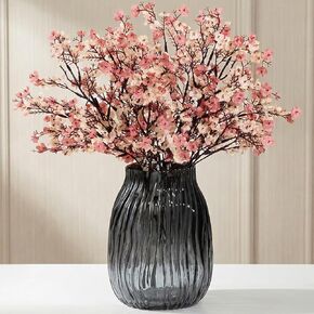 Lifewit Baby’s Breath Artificial Flowers, Silk Gypsophila Faux Floral Stems for Wedding Bouquets, Home Decor, Centerpieces, DIY Arrangements, Farmhouse & Party Decorations (Beige Brown, 6 Bundles) in Kuwait