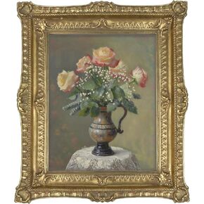 AELS Vintage Picture Frame 8x10 Inch, Luxury Antique Photo Frames with Glass Front, Photo Display, Tabletop Wall Hanging, Gift Ideas, Gold in Kuwait