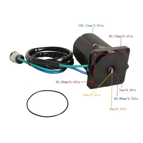 محرك القارب 36120-ZW4-H12 36120-ZW2-F12 36120-ZZ3-003 محرك إمالة القطع لهوندا BF40 BF50 40HP 50HP خارجي/ 6237 35-9473 430-22111 430-22158 لـ Arco / TRM0107 لرأس السهم، 2 سلك، 4 بولت، 12 فولت in Saudi Arabia