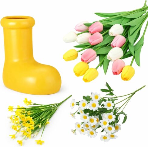 عيد الفصح الربيع السيراميك التمهيد المطر مزهرية مع البابونج الخزامى وباقات زهرة الأوركيد لديكور الجدول المركزية لعيد الفصح الربيع مكتب المنزل مزرعة ديكور الجدول المركزية in Saudi Arabia