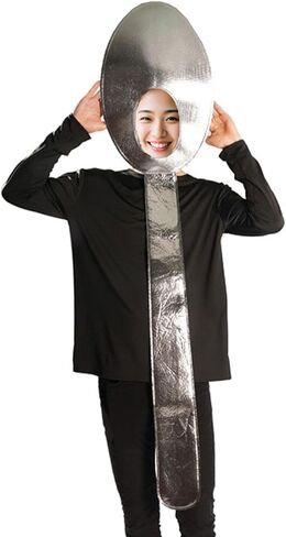Cutlery Costume Funny Fancy Dresss Halloween Costume for Themed Party Role Play, Spoon Halloween Group Couples Costume, Spoon in Kuwait
