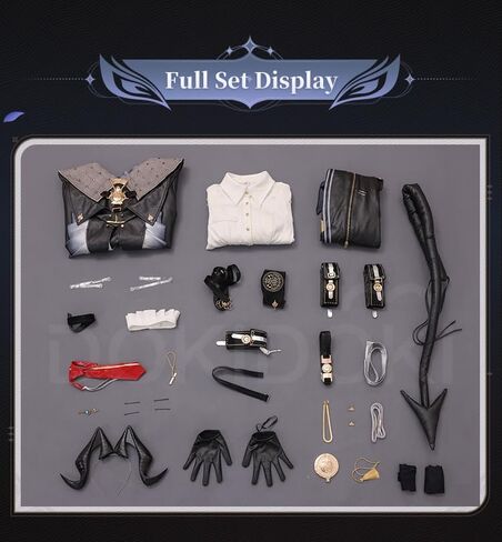 KIRA KIRA Zani Cosplay Cotume Doki-SR Game Wuthering Waves Zani Cosplay Halloween Costume Plus Size in Kuwait