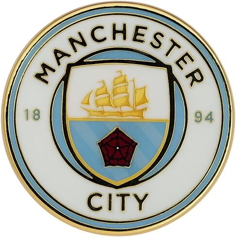 ديزرت كاكتوس مانشستر سيتي دبابيس طية صدر السترة مان سيتي MCFC لكرة القدم شعار كرة القدم المينا مصنوعة من المعدن (دبوس C) in Saudi Arabia