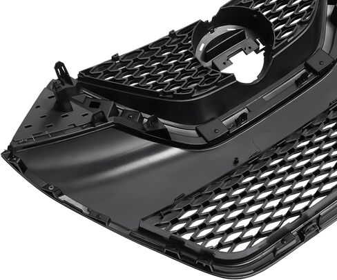 Front Bumper Grille Compatible with 2016-2018 Nissan Maxima Grill Plastic (ABS) Painted Black Replace for 623109DE0A NI1200284 in Saudi Arabia