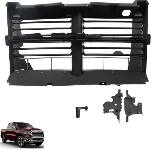 Radiator Active Grille Shutter Assembly Replacement for R-am 1500 2013-2018 Replacement for CH1206110 in Saudi Arabia