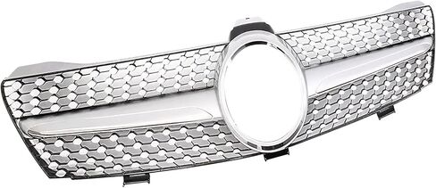 Front Grill Grille for 2005-2008 Mercedes Benz W219 CLS-Class CLS350 CLS500 CLS550 CLS63 AMG CLS55 AMG Sivler Front Bumper Grill Direct Fit Replacement ABS Plastic No Modification Required in Kuwait