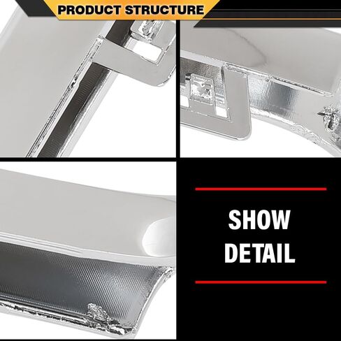 Front Lower Bumper Cover Grill Molding Trim Compatible with Lincoln MKZ 2017-2020 HP5Z-8419-AB, HP5Z8419AB, FO1044118 Chrome in Saudi Arabia