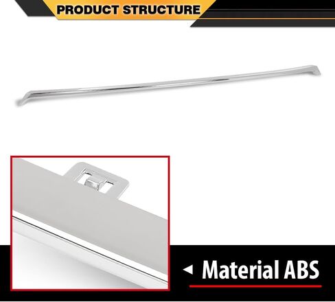 Front Lower Bumper Cover Grill Molding Trim Compatible with Lincoln MKZ 2017-2020 HP5Z-8419-AB, HP5Z8419AB, FO1044118 Chrome in Saudi Arabia
