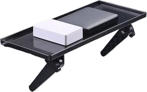 TV Screen Top Storage Rack Adjustable Computer Monitor Metal Shelf Desktop Display Rack Organizer Arrange Sturdy in Saudi Arabia