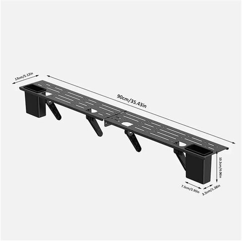 TV top shelf punch-free monitor top shelf adjustable desktop computer monitor stand sturdy platform storage stand in Saudi Arabia