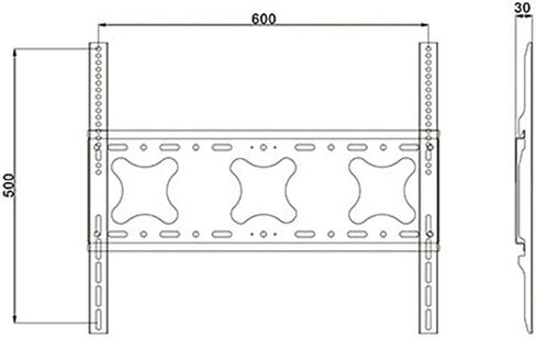 TV wall mount bracket suitable for 42"-75" display wall mount TV stand in Saudi Arabia