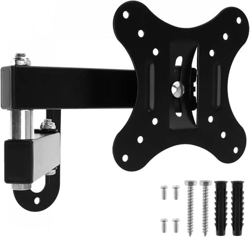 Adjustable TV Wall Mount Swivel Bracket TV Mount Suitable for 14 to 27 Inch LCD LED Monitor Flat Panel in Saudi Arabia