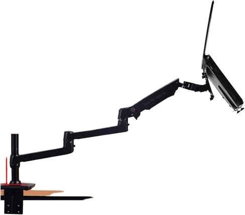Aluminum Alloy Desktop Extra Long Arm Dual-purpose Monitor Stand Full Motion Stand 8012-T(DS-8012T-Siliver) in Saudi Arabia