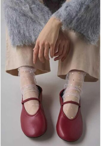 2 Pairs Women's Sheer Mesh Slouch Socks Star & Moon Embroidery See Through Tulle Crew Socks in Saudi Arabia
