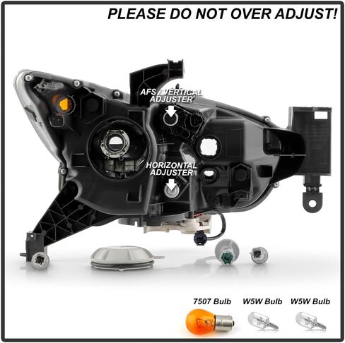 ACANII - من أجل [HID/Xenon Model] 2013-2015 Infiniti JX35 | QX60 OE Style جهاز عرض المصابيح الأمامية مجموعة المصابيح الأمامية يسار + يمين in Saudi Arabia