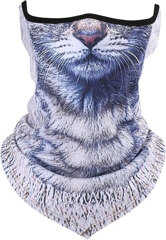 Cat Neck Gaiter Dog Balaclava Halloween Face Mask Cute Full Face Hood Mask Animal Ski Mask for Men Women in Saudi Arabia