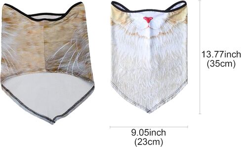 Cat Neck Gaiter Dog Balaclava Halloween Face Mask Cute Full Face Hood Mask Animal Ski Mask for Men Women in Saudi Arabia
