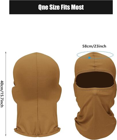 Ski Mask for Men Full Face Cover UV Sun Protection Face Mask Breathable Balaclava Mask Neck Gaiter for Outdoor Motorcycle Cycling (,) in Saudi Arabia