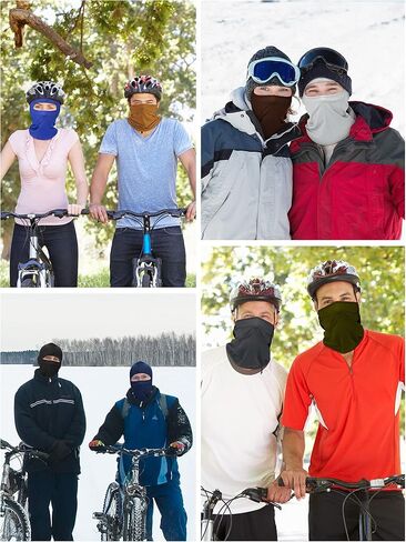 Ski Mask for Men Full Face Cover UV Sun Protection Face Mask Breathable Balaclava Mask Neck Gaiter for Outdoor Motorcycle Cycling (,) in Saudi Arabia