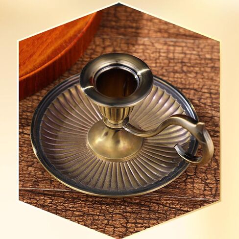 مجموعة حوامل شموع شمعدان عتيقة مكونة من 2 حامل شمعدان معدني أنيق لقطعة الطاولة المركزية، وحفلات الزفاف، وتناول الطعام، وديكور الحفلات in Kuwait