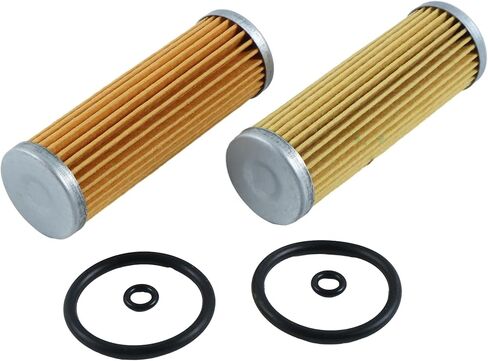 New 2KIT 15231-43560, 1T021-43560, 15231-43562 Fuel Filter with O-Rings Compatible with Kubota Tractors in Saudi Arabia