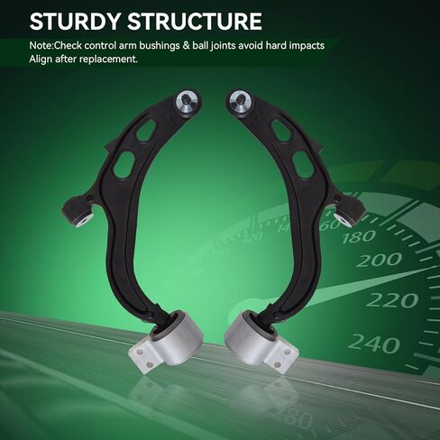 AUQDD 2Pc Suspension Front Lower Control Arm and Ball Joint Assembly Compatible With 13-15 Fo-rd Flex,13-19 Taurus /13-16 Lin-coln MKS MKT (Replace # K622916 K622917 DA5Z3079A DA5Z3078A) in Saudi Arabia