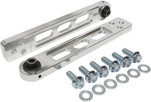 TruHart Rear Lower Control Arms POLISHED Compatible With 2002-2006 RSX / 2002-2007 ELEMENT in Kuwait