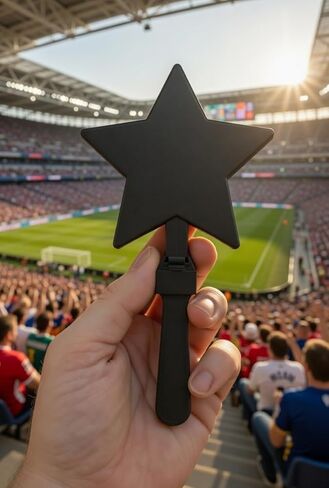 Funiverse 20 Bulk Star Hand Clapper/Team Spirit Noise Maker Assortment (Gold) in Kuwait