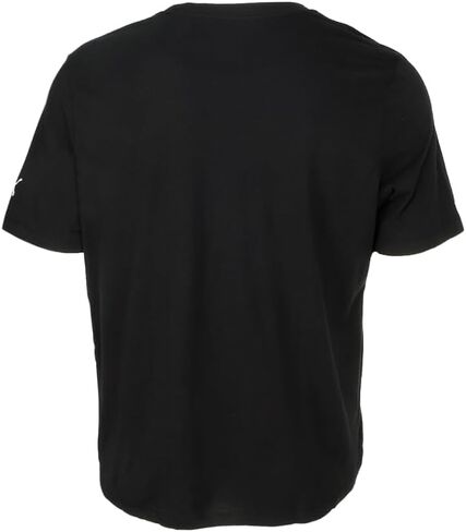 PUMA Mens Linear Gradient Crew Neck Short Sleeve Casual Tops Casual - Black in Saudi Arabia
