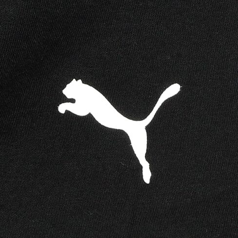 PUMA Mens Linear Gradient Crew Neck Short Sleeve Casual Tops Casual - Black in Saudi Arabia