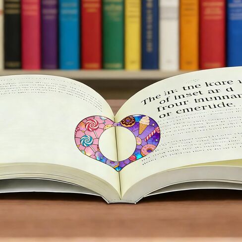 1 قطعة حامل صفحة الكتاب، حامل صفحة كتاب الإبهام، حامل صفحة كتاب أكريليك ناعم خفيف الوزن للقراءة والمعلمين والطلاب ومحبي الكتب والهدايا الأدبية ودودة الكتب - 27 in Saudi Arabia