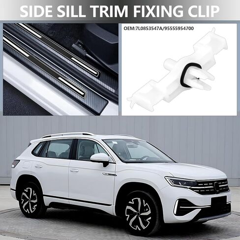 ECSiNG 20 قطعة من مشابك تقليم الجسم قطعة بديلة 7L0853547A 95555954700 متوافقة مع VW Touareg المتوافقة مع Porsche Cayenne 2002-2010 in Saudi Arabia