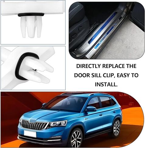ECSiNG 20 قطعة من مشابك تقليم الجسم قطعة بديلة 7L0853547A 95555954700 متوافقة مع VW Touareg المتوافقة مع Porsche Cayenne 2002-2010 in Saudi Arabia