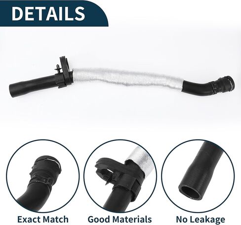 Radiator Hose for Audi Q3 2011-2018 Rubber 1 Pcs Coolant Pipe in Saudi Arabia