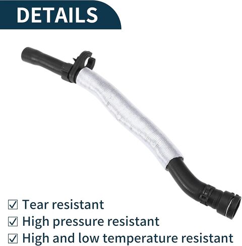 Radiator Hose for Audi Q3 2011-2018 Rubber 1 Pcs Coolant Pipe in Saudi Arabia