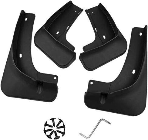 MACHSWON Mud Flaps Fender Splash Guards with Screws, Front Rear Wheel Fender Accessories Compatible with Mazda CX-50 VA CX50 CX 50 2023-2025, Black, 4 pcs in Saudi Arabia