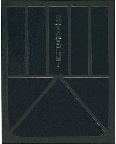 Mud Flaps, 30 in X 24 in, Rubber, Black, 1 PR in Saudi Arabia