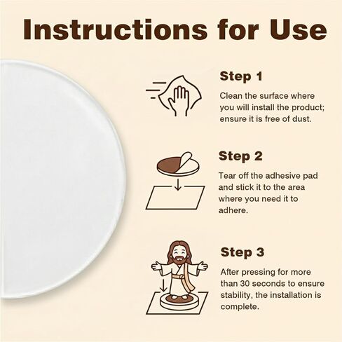 4" Mini Jesus Figures, Little Dashboard Jesus Figurines for Car, Small Figurine for Church Religious Pocket Tiny Favors in Kuwait