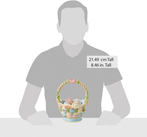 مجموعة Enesco Jim Shore Heartwood Creek السنوية العشرين لعيد الفصح وتمثال بيض عيد الفصح مكونة من 5 قطع - تماثيل مصنوعة يدويًا من الراتنج الحجري لديكور المنزل، 8.46 بوصة in Saudi Arabia