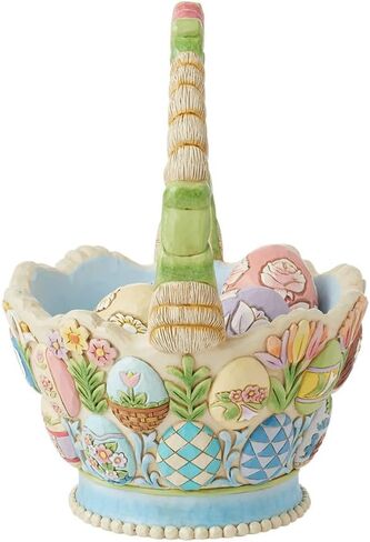 مجموعة Enesco Jim Shore Heartwood Creek السنوية العشرين لعيد الفصح وتمثال بيض عيد الفصح مكونة من 5 قطع - تماثيل مصنوعة يدويًا من الراتنج الحجري لديكور المنزل، 8.46 بوصة in Saudi Arabia