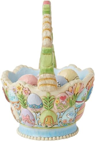 مجموعة Enesco Jim Shore Heartwood Creek السنوية العشرين لعيد الفصح وتمثال بيض عيد الفصح مكونة من 5 قطع - تماثيل مصنوعة يدويًا من الراتنج الحجري لديكور المنزل، 8.46 بوصة in Saudi Arabia