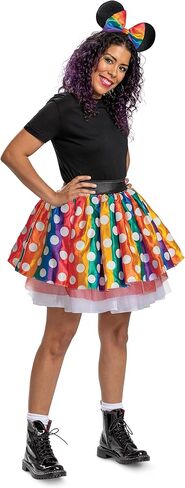 Disney Pride Minnie Mouse Costume, Official Disney Costume Tutu with Minnie Ears Headpiece in Saudi Arabia