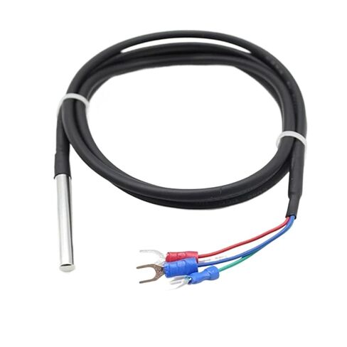 1Pcs Pt100/CU50 Waterproof Temperature Sensor Three Wire Platinum Thermistor Silicon Protection Wire,Oil,Heat-Resistant(CU50 Type with 2m) in Saudi Arabia