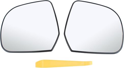 Pair Left and Right Side Rearview Non-Heated Mirror Glass with Backing Plate for Nissan Versa 2012-2014 Versa Note 2014 in Saudi Arabia