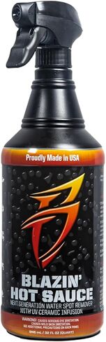 Bling Sauce Blazin' Hot Sauce، مزيل بقع الماء العسر من المستوى التالي، 32 أونصة in Kuwait